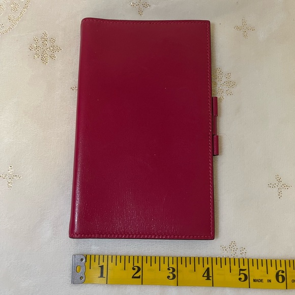 HERMES framboise chevre mysore leather vision agenda cover - Picture 16 of 16
